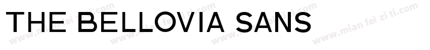 The Bellovia Sans字体转换